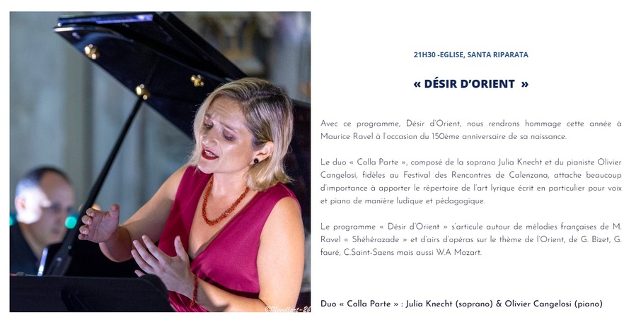 Les Rencontres de Calenzana / Concert 