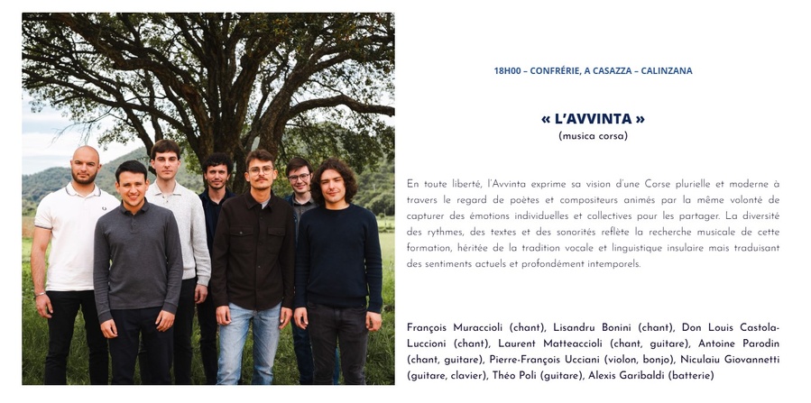 Les Rencontres de Calenzana / Concert de 