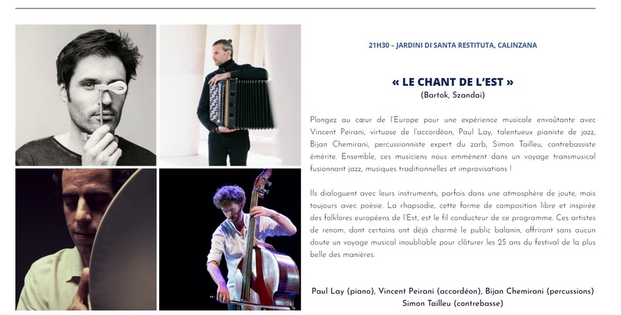 Les Rencontres de Calenzana / Concert 