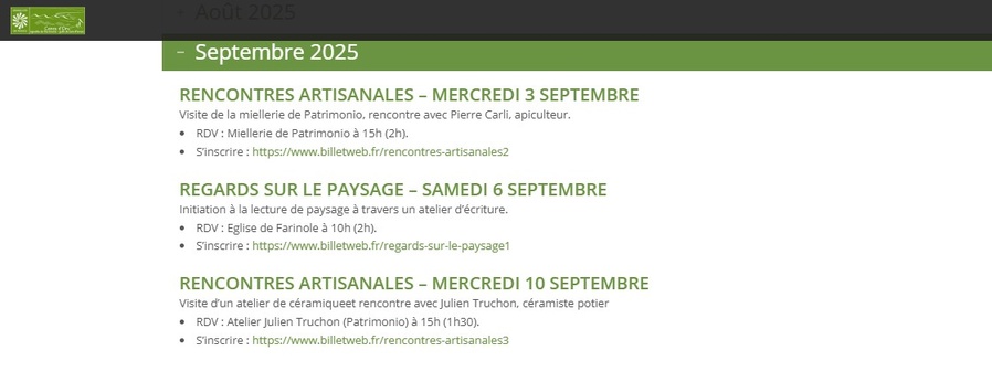 Arrière-plan pour Atelier d'écriture : Initiation à la lecture de paysage au Grand Site de France Conca d'Oru