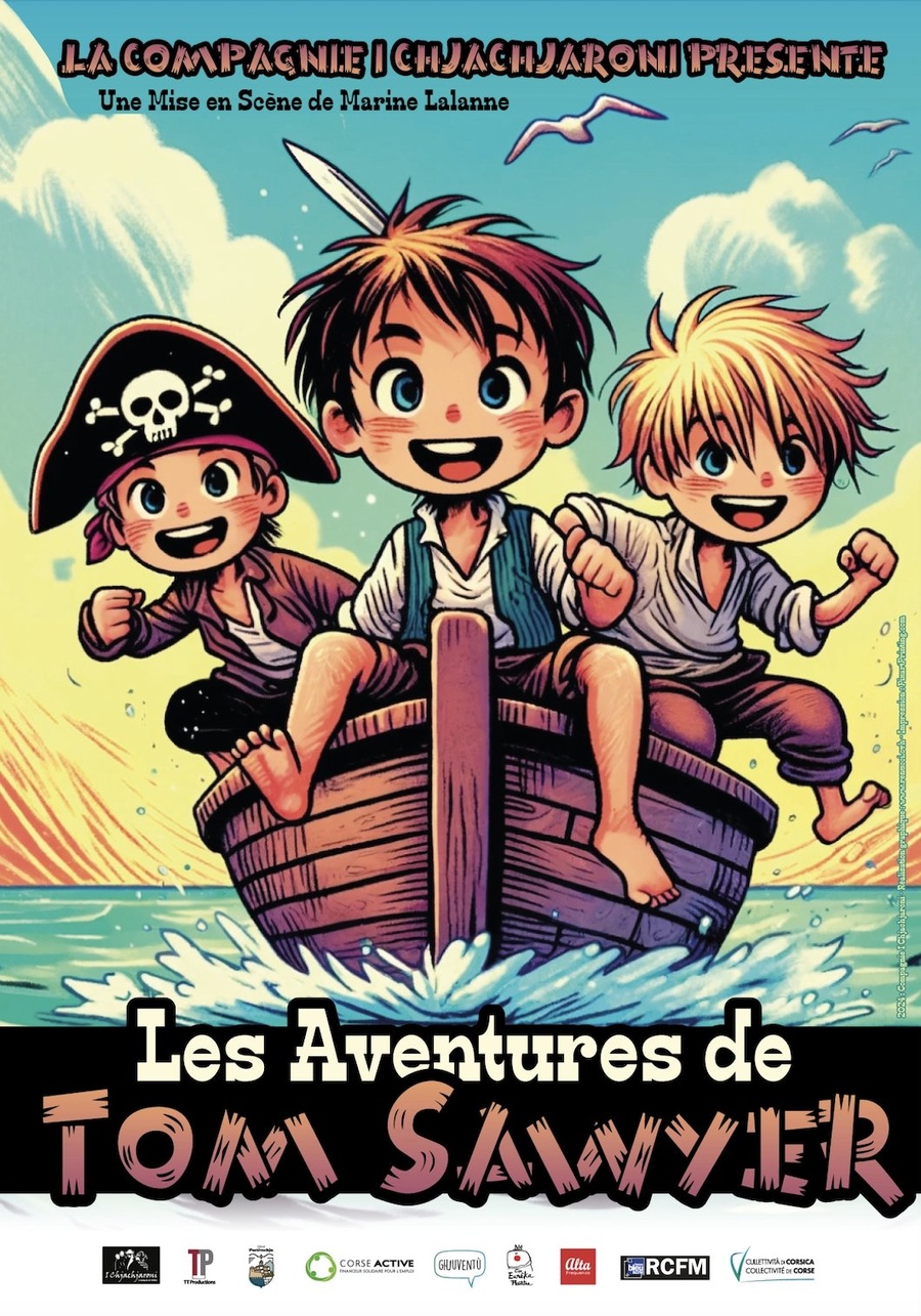 Les aventures de Tom Sawyer au théâtre en plein air