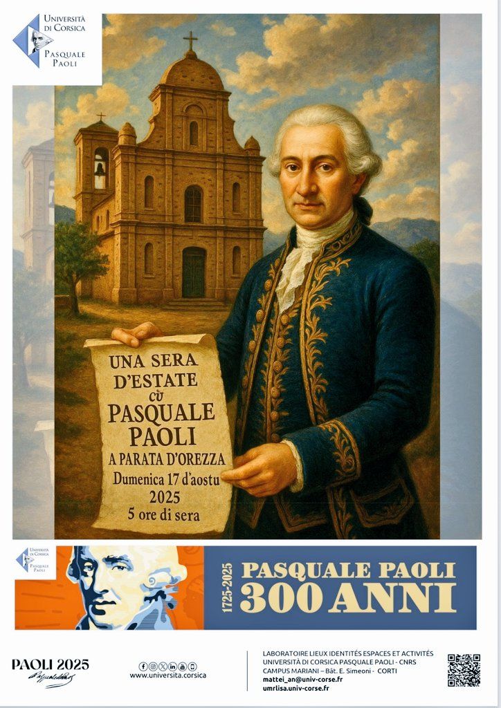 Conférence et Exposition : Une Soirée d'Été avec Pasquale Paoli