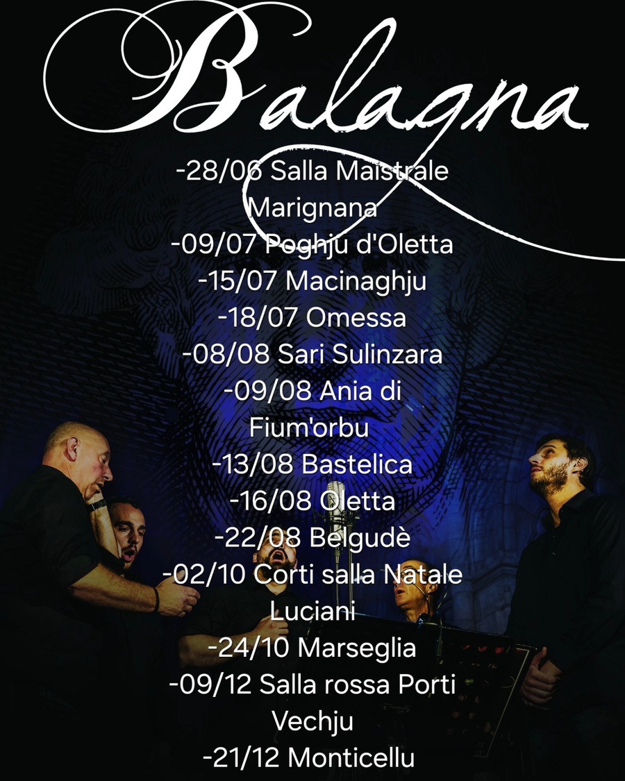 Concert du groupe Balagna 'A cant'à Paoli' à Sari è Sulinzara
