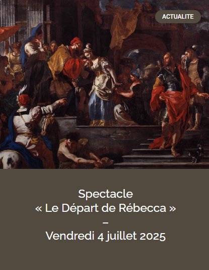 Spectacle « Le Départ de Rébecca » - Cour du Palais Fesch - Aiacciu