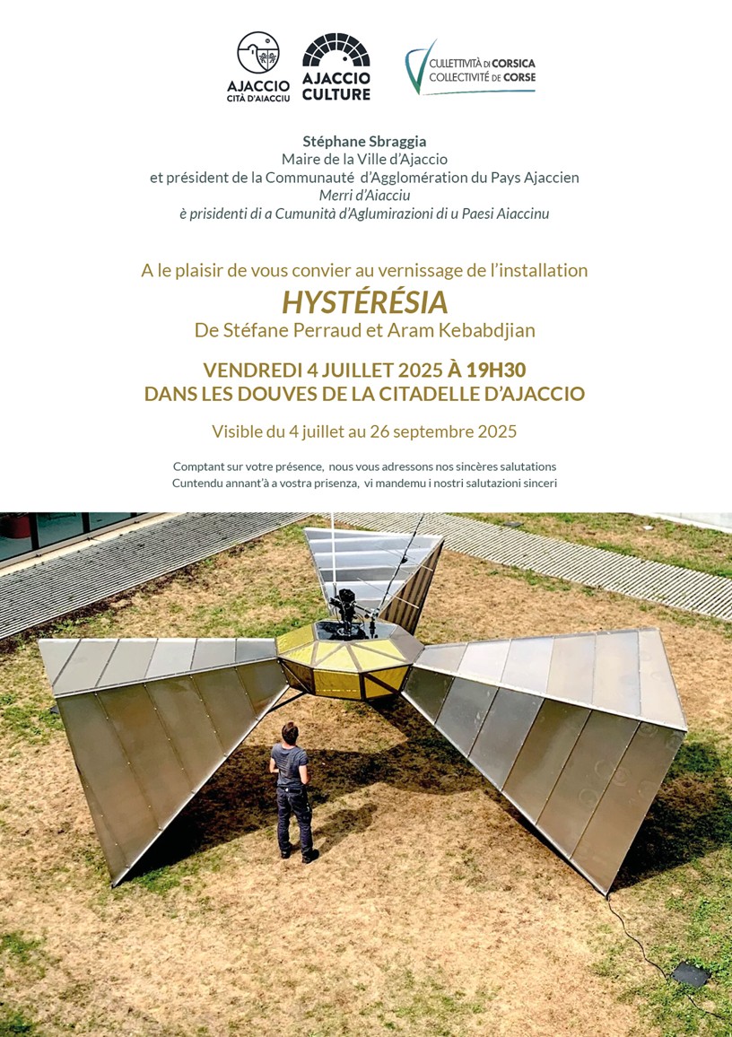 HYSTÉRÉSIA : Voyage Sonore au Cœur des Étoiles - Installation de Stéfane Perraud et Aram Kebabdjian à Ajaccio