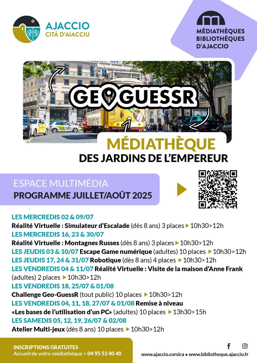 Atelier Multi-Jeux pour Enfants à la Médiathèque