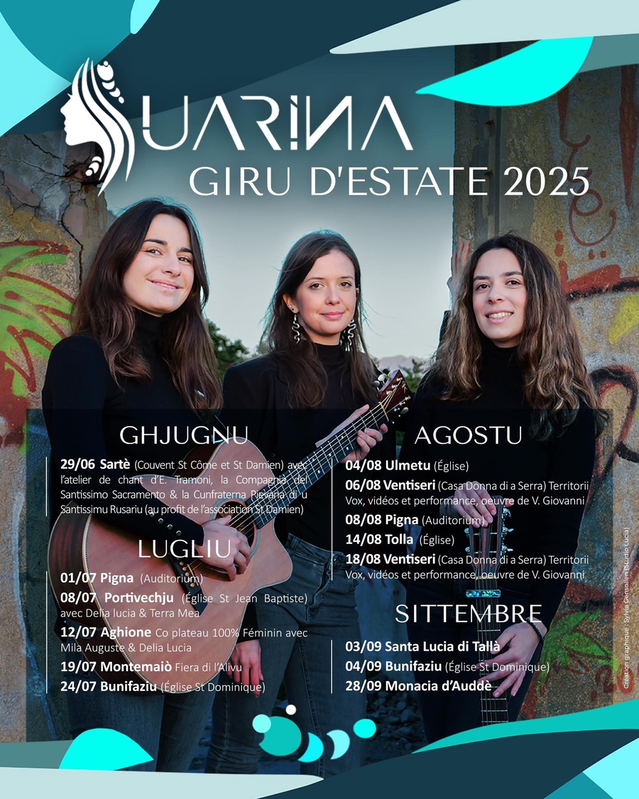 Arrière-plan pour Concert du groupe Suarina - Casa Donna di a Serra