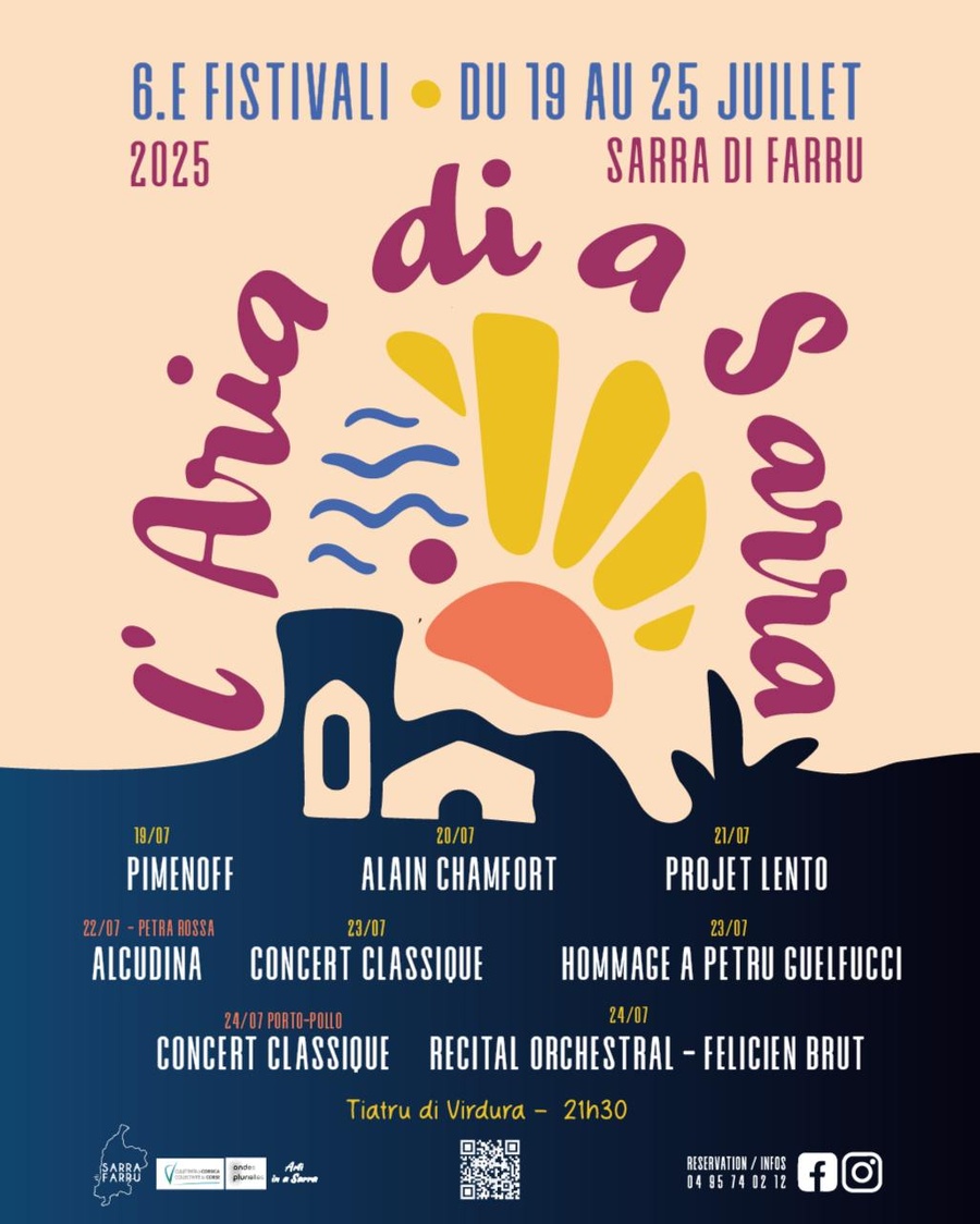 Festival L’Aria di a Sarra : Statinali 2025 / Alain Chamfort en concert - Théâtre de verdure