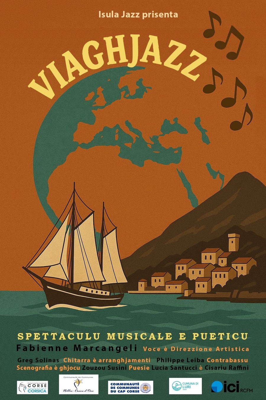 Viaghjazz : Spectacle musical et poétique de Fabienne Marcangeli à la Villa Saint-Jacques
