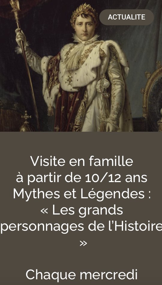 Visite en famille : Mythes et Légendes au Palais Fesch