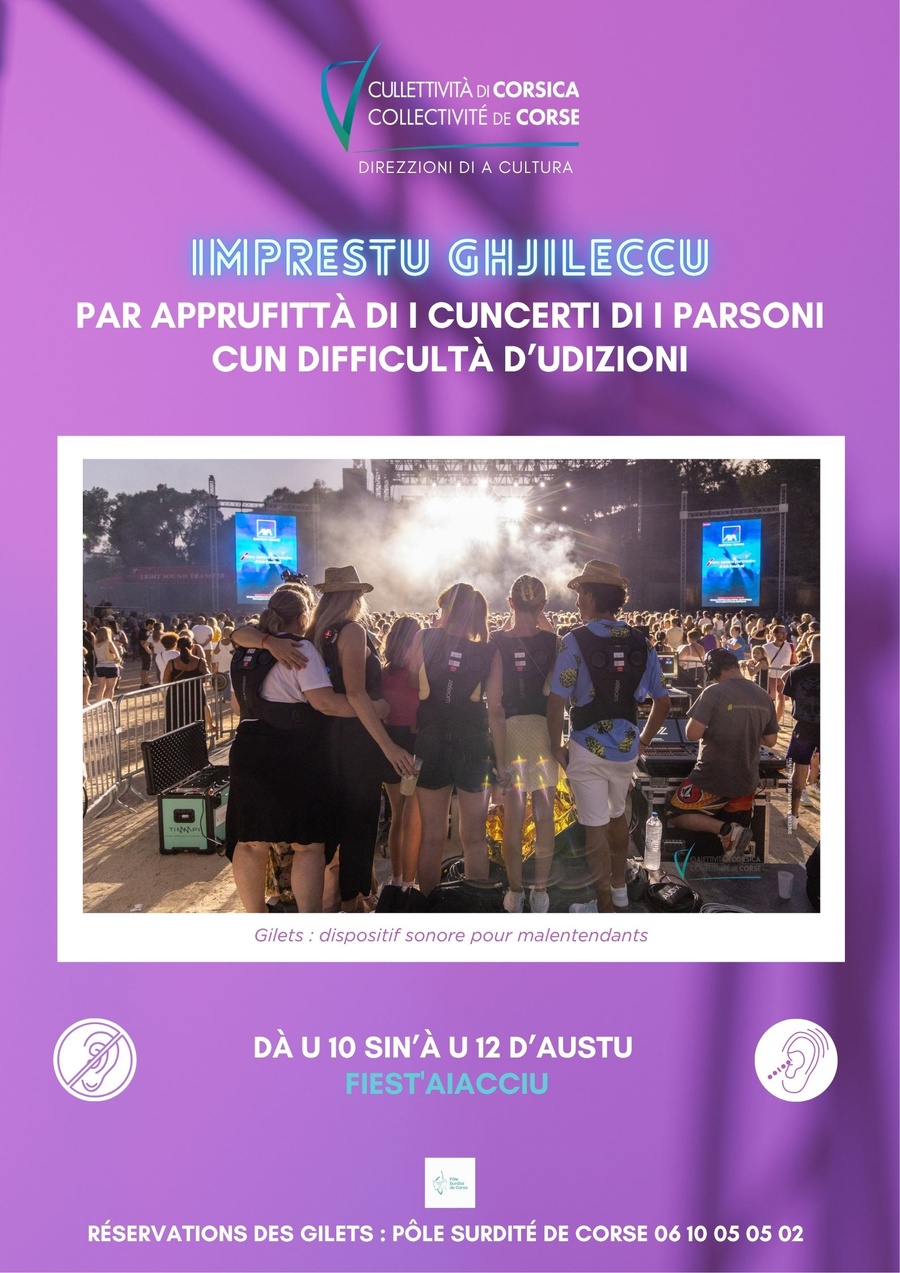 Gilets Subpac au Festivale Fiest'Aiacciu : Accès Inclusif aux Concerts