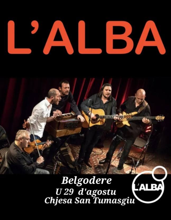 Concert du groupe L'Alba  - Eglise San Tumasgiu - Belgudè