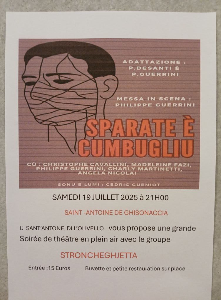 Sparate è cumbugliu : Un Spectacle Étonnant par la Cie I Stroncheghjetta