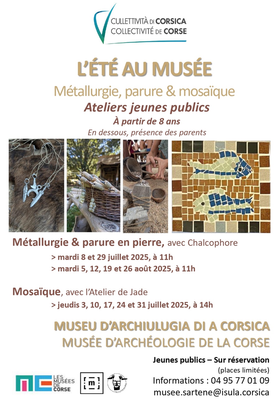 Atelier Jeune Public : Métallurgie et Parure en Pierre au Musée d'Archéologie