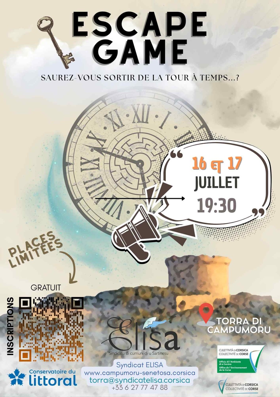 Escape Game Familial au Tour de Campumoru