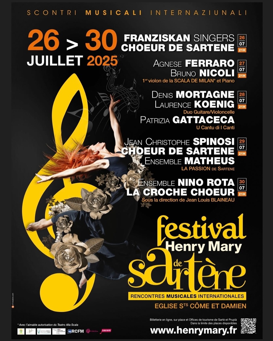 Festival Henry Mary : Rencontres Musicales Internationales à Sartène