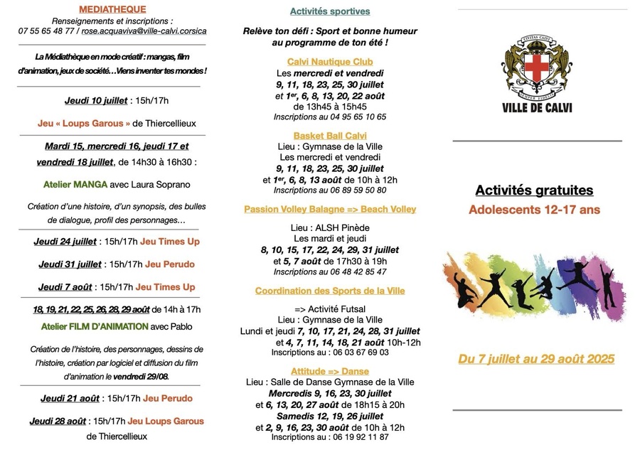 Atelier Créatif à la Médiathèque : Jeu Perudo au Centre Social de Calvi