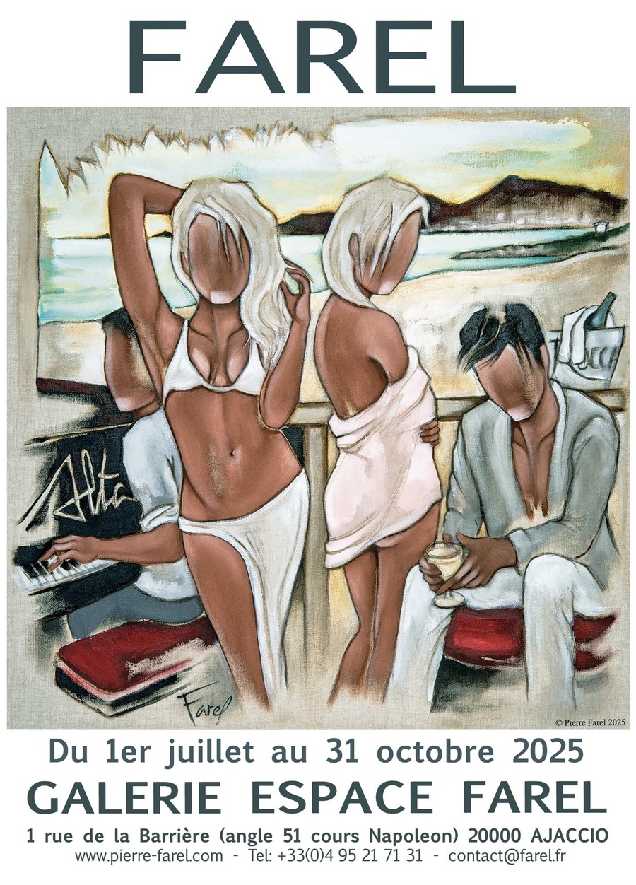 Plongée artistique dans l'univers de Pierre Farel : Exposition à la Galerie Espace Farel à Aiacciu
