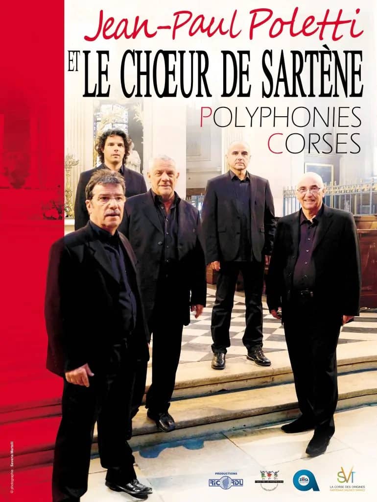 Concert de Jean-Paul Poletti et le Chœur d’hommes de Sartène