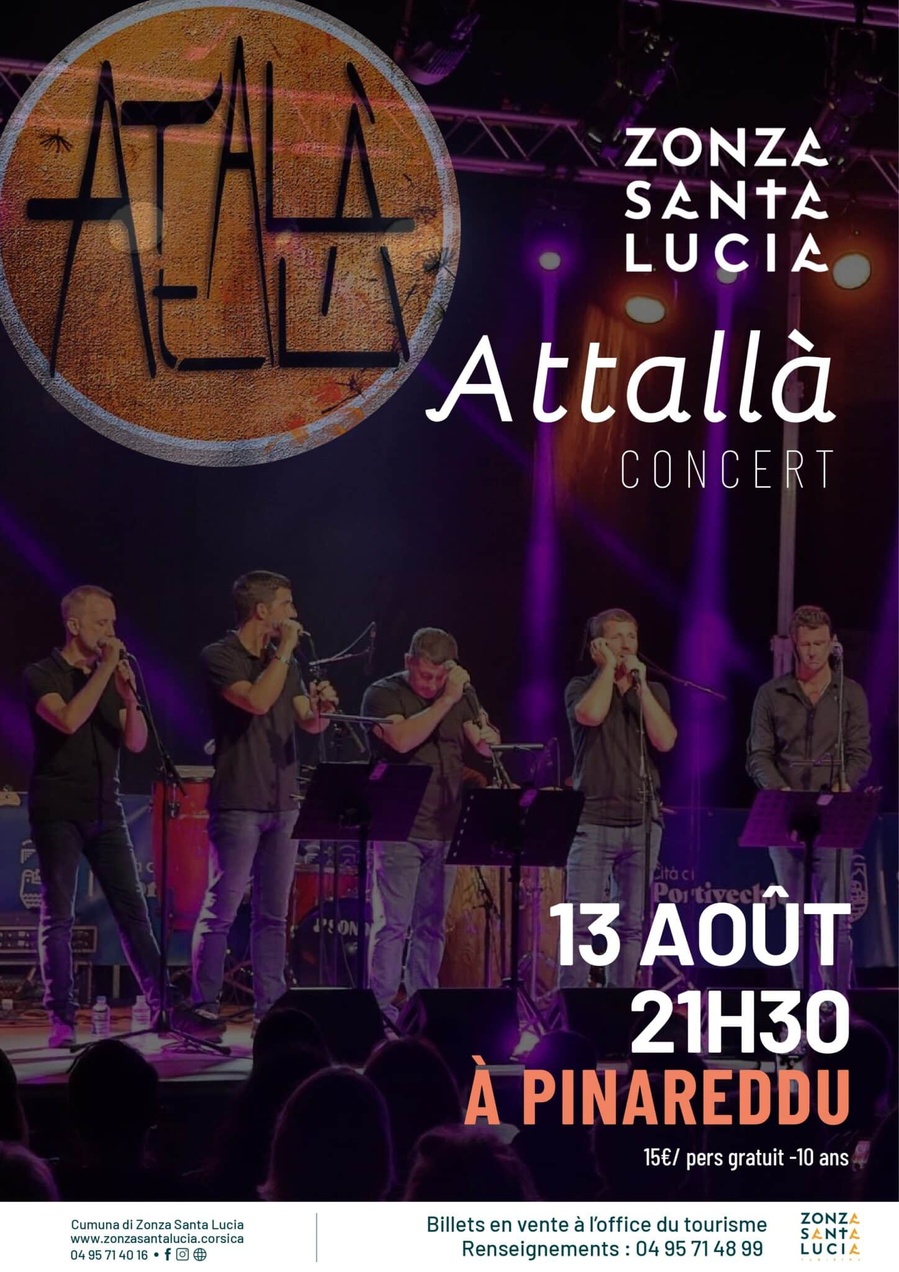 Concert du groupe Attallà à Pinarello