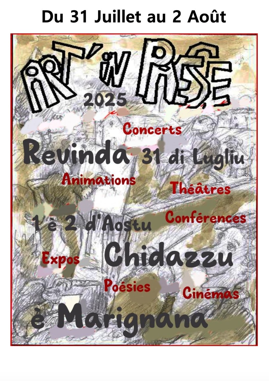 Art'in Paese : Concerts, Théâtre, Animations et Expositions en Corse