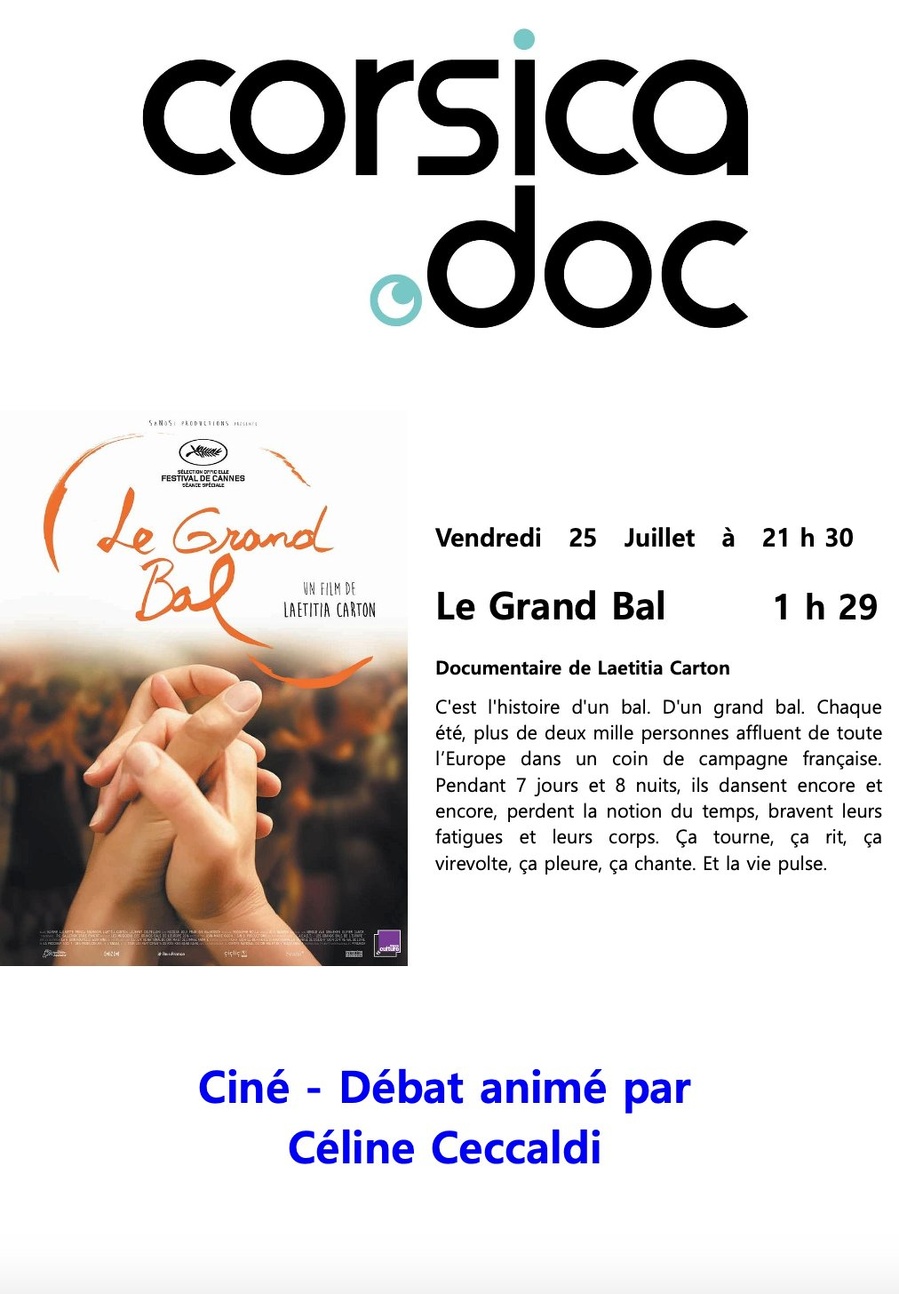 Ciné-Débat CORSICADOC : Projection de 'Le Grand Bal' avec Céline Ceccaldi