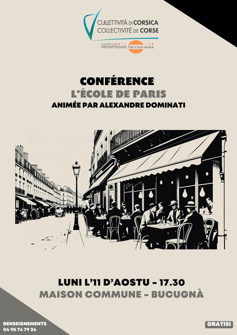 Conférence sur l'École de Paris avec Alexandre Dominati