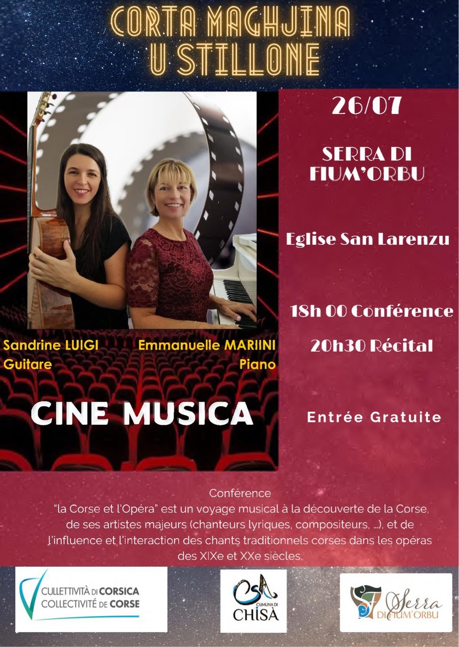 Conférence et Récital Ciné Musical avec Emmanuelle Mariini
