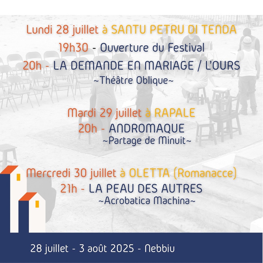 10ème édition du Festival Mostra Teatrale : Ouverture avec 'La Demande en Mariage' et 'L'ours'