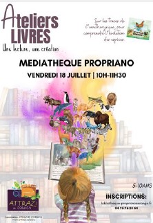 Atelier Créatif : Partir en Livre à la Médiathèque