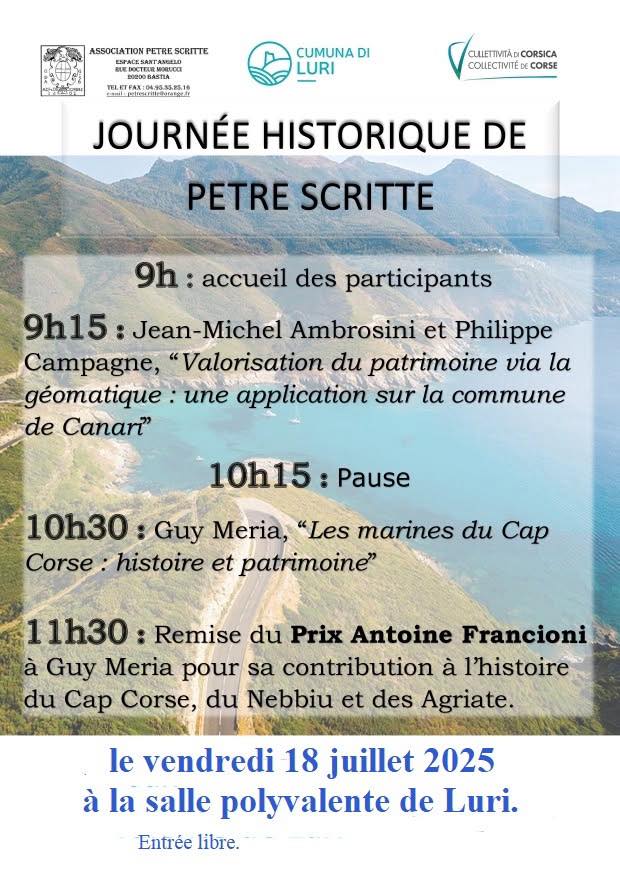 Journée historique de Petre Scritte : Conférences et Remise de Prix
