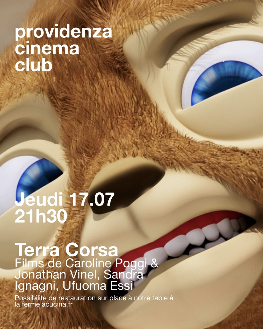 Cinéma Club Providenza : Films de Caroline Poggi & Jonathan Vinel