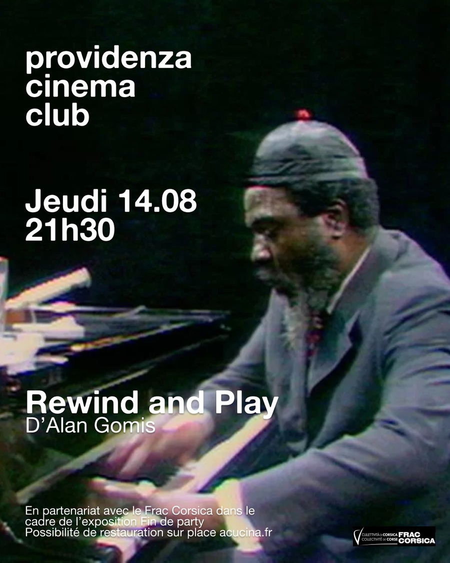 Projection de 'Rewind and Play' d'Alain Gomis au Providenza Cinéma Club