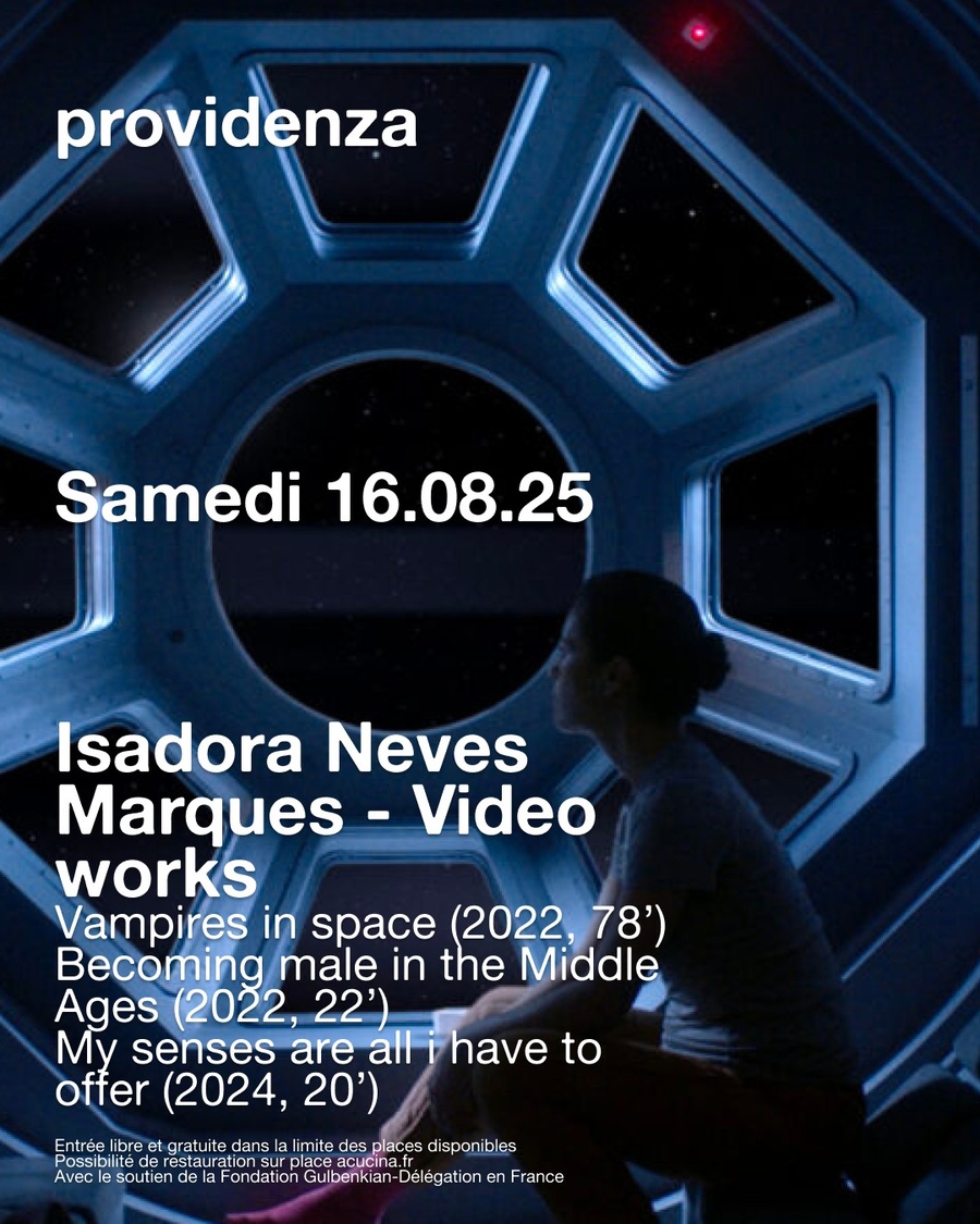Providenza Cinéma Club : Œuvres Vidéo d'Isadora Neves Marques