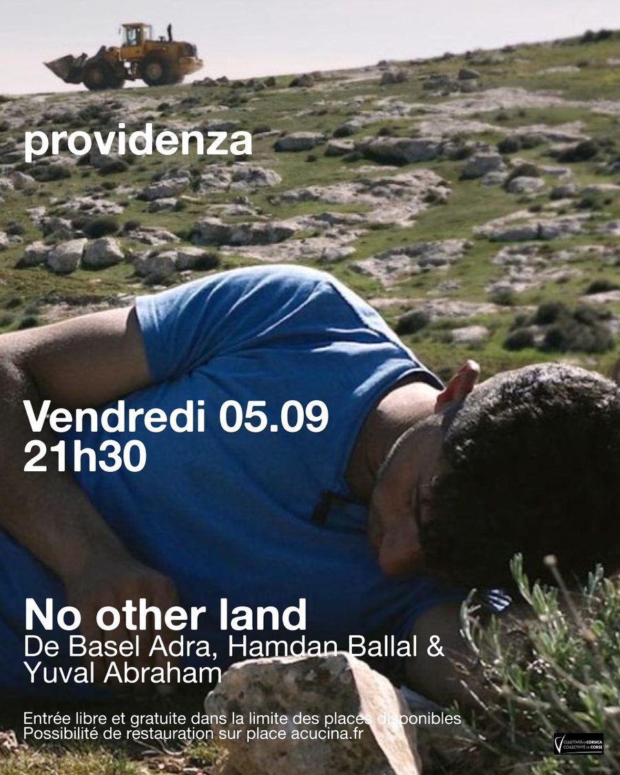 Providenza Cinéma Club : Projection de 'No Other Land' avec Basel Adra, Hamdan Ballal & Yuval Abraham