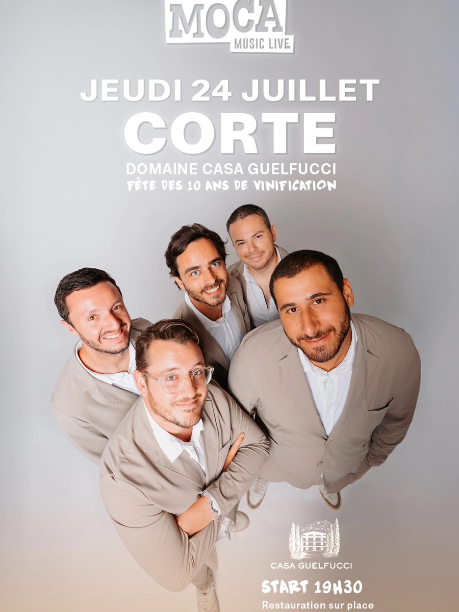 Concert du groupe Moca à la Casa Guelfucci