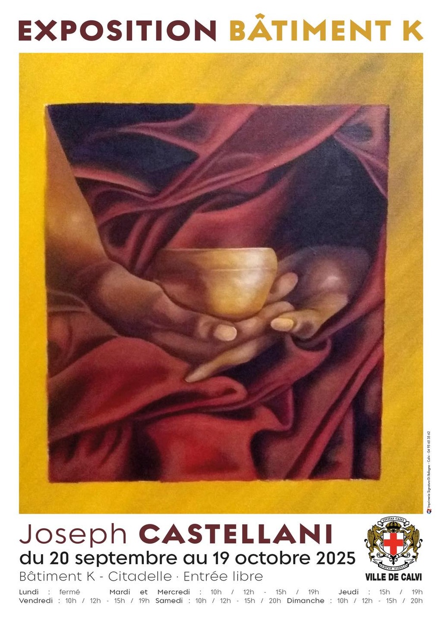 Exposition des œuvres de Joseph Castellani - Bâtiment K à Calvi