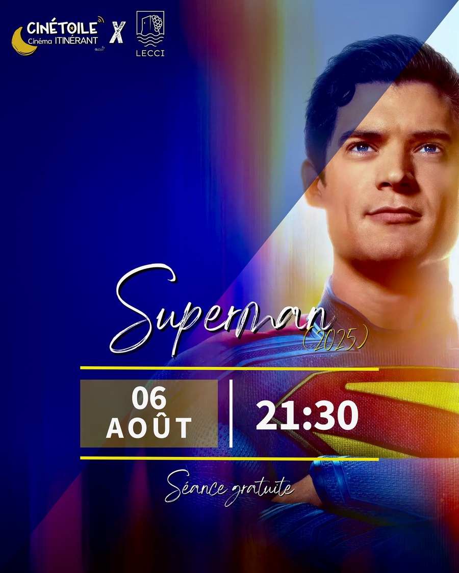 Projection gratuite du film Superman sur la plage de Saint Cyprien