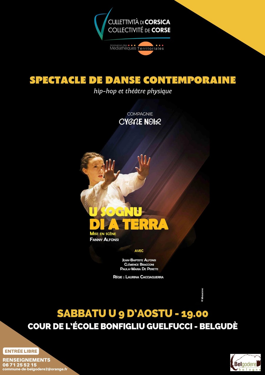 Spectacle de danse contemporaine : 'U Sognu di a Terra' par la cie Cygne noir