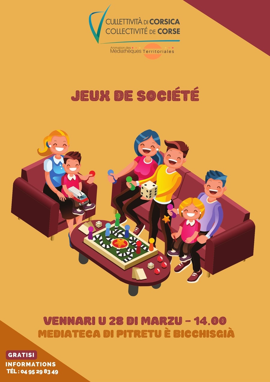 Soirée Jeux de Société à la Médiathèque