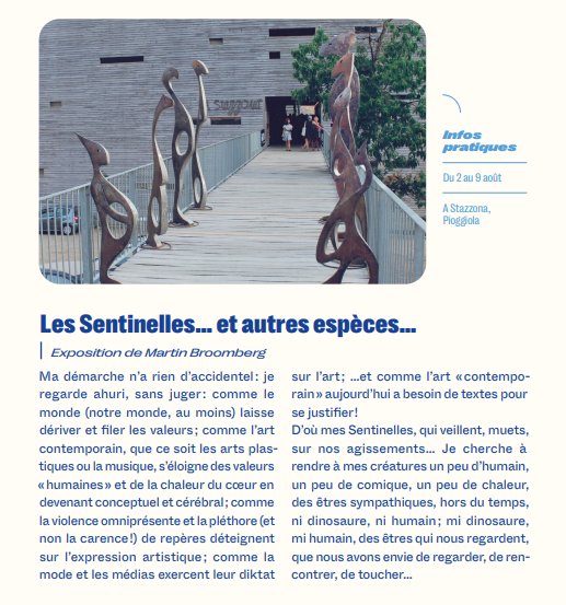 27e Rencontres Internationales de Théâtre en Corse / Exposition 
