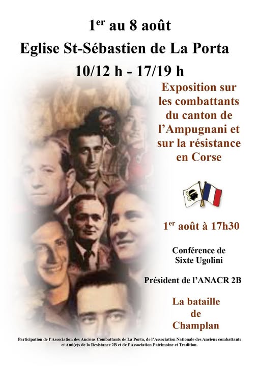 Exposition sur les combattants et la Résistance en Corse