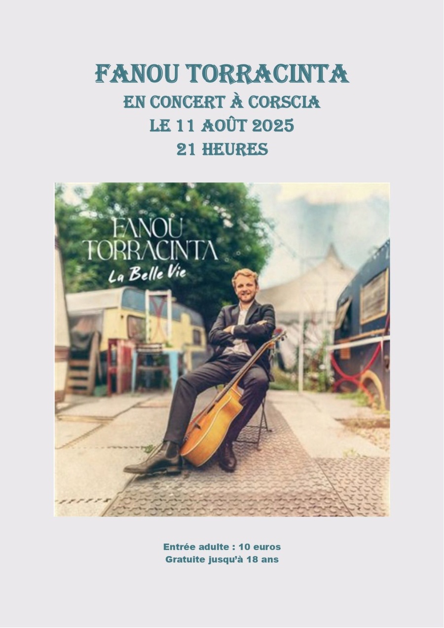 Concert de Fanou Torracinta à Corscia