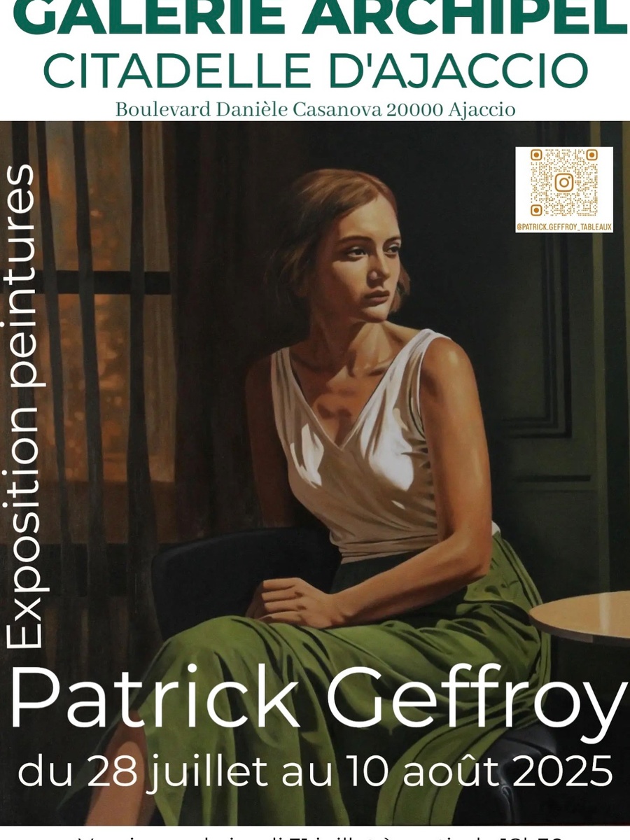 Exposition de l'artiste Patrick Geffroy - Galerie Archipel - Aiacciu