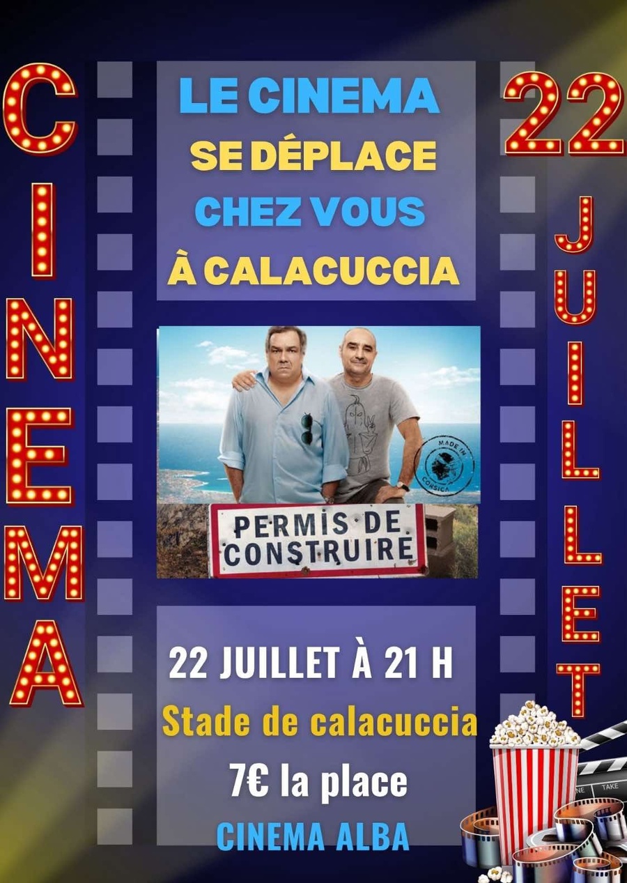 Projection du film 'Permis de construire' à Calacuccia