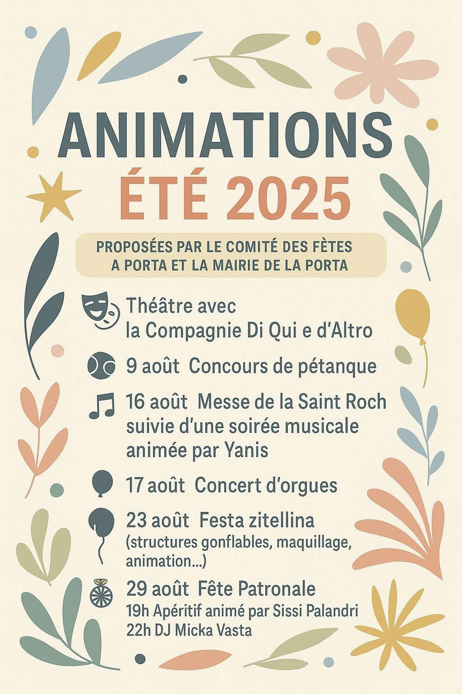 Concert d'orgues - Église Saint-Sébastien - A Porta