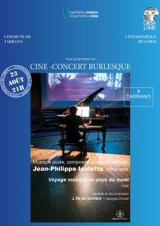 Ciné-concert burlesque avec Jean-Philippe Isoletta à la cinémathèque de Corse