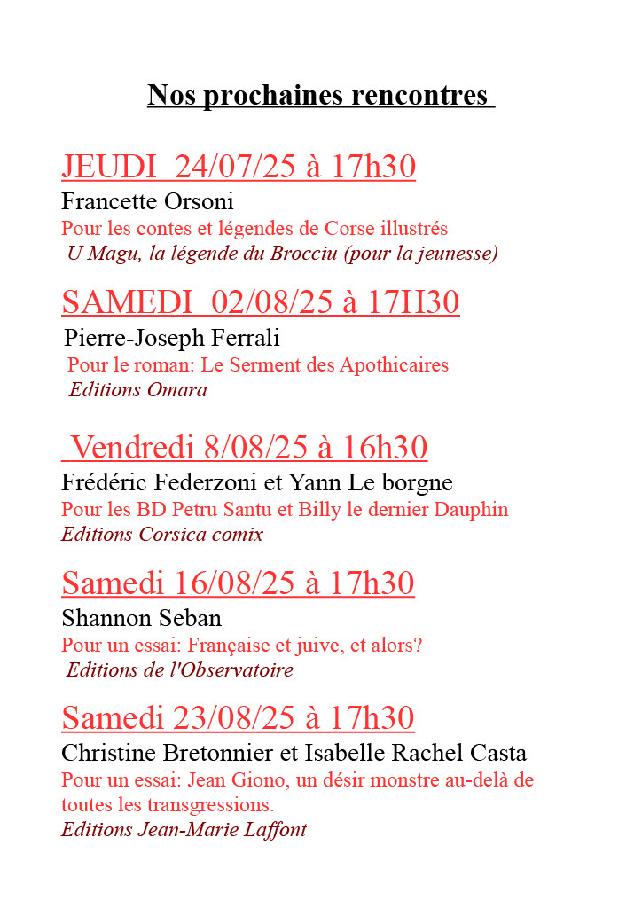 Rencontre et dédicace avec Christine Bretonnier et Isabelle Rachel Casta sur Jean Giono