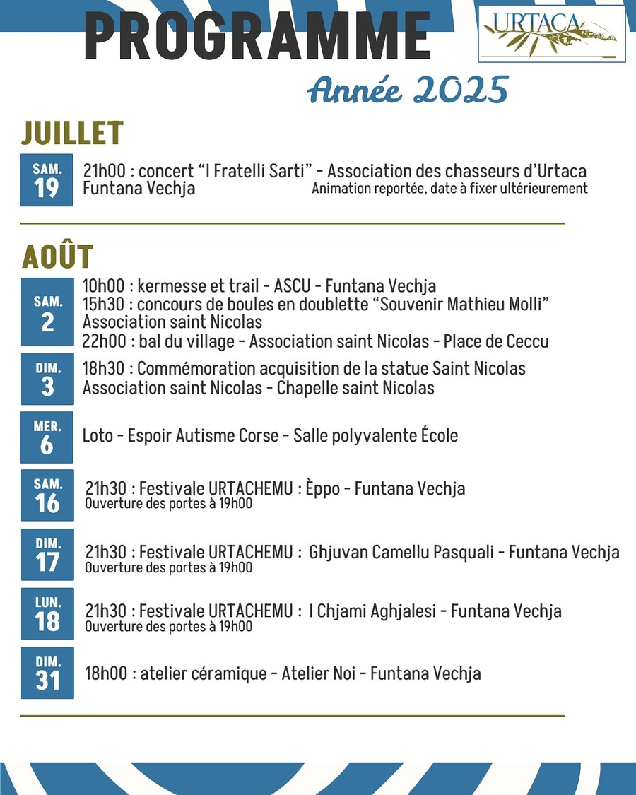 Festival Urtachemu / Concert de Ghjuvan Camellu Pasquali - Funtana Vechja - Urtaca