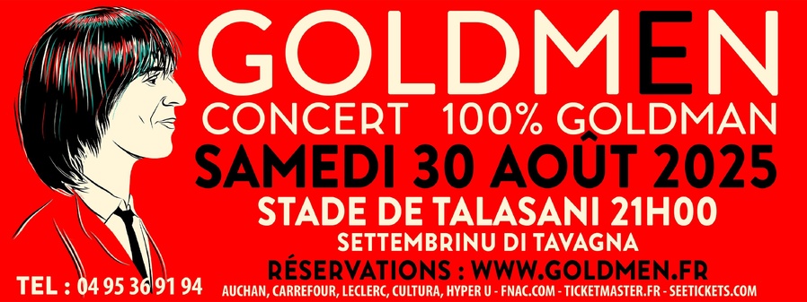 Arrière-plan pour Festival Settembrinu de Tavagna / Tribute à JJ Goldman en concert au Stade